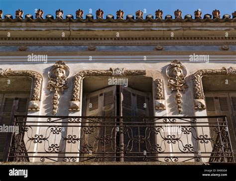 A Mixture Of Neo Classic And Art Nouveau Decoration On A House Facade