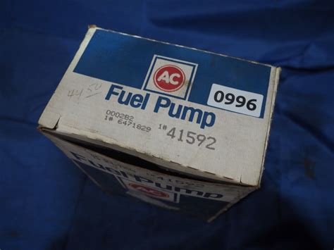 Ac Delco Fuel Pump For 1980 1988 Chevy Gmc 50l 57l Nos 41592 Ebay