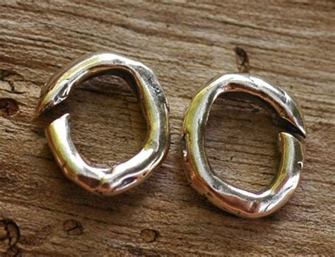 Perfect Artisan Open Jump Rings In Sterling Silver Ss Set Of Etsy