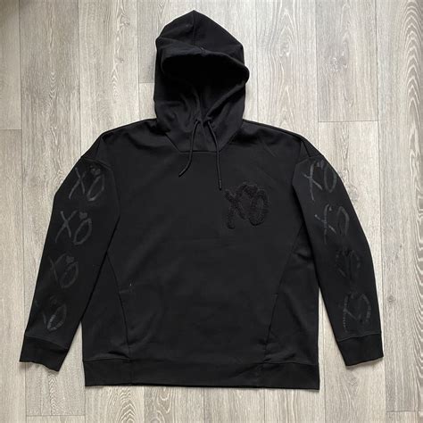 Handm Handm Xo The Weeknd Black Hoodie Sweatshirt Vintage Retro Grailed