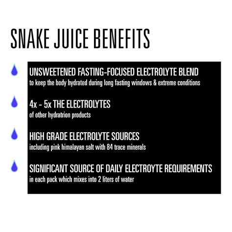 SNAKE Juice Keto Diet Electrolyte Powder, Unflavored, Fasting-Focused ...