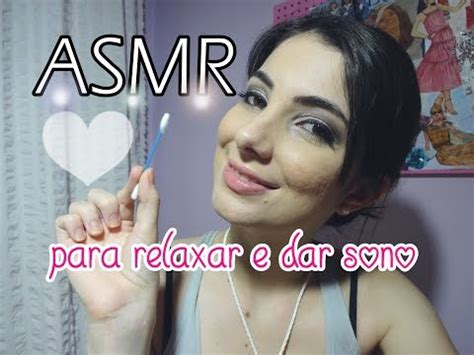 ASMR ROLEPLAY LIMPEZA DE PELE SKIN CLEANING Camera Touching