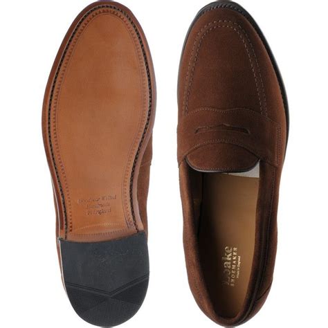 Loake Eton Loafers In Brown Suede From Herring Shoes Loafers Dress Shoes Men Loafers Men