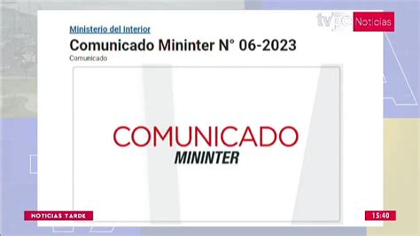 Tvper Noticias On Twitter A Trav S De Un Comunicado El Ministerio