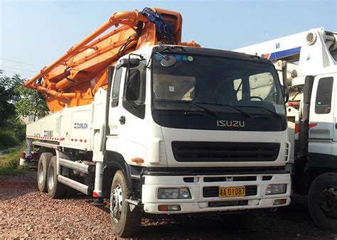 Iso90001 47 Meter Concrete Boom Truck Boom Used Diesel Engine