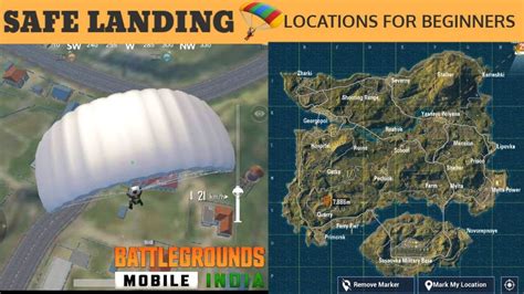 Safe Landing Location For Beginners In BGMI Battle Ground Mobile