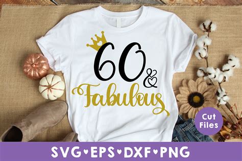 60 y fabuloso svg 60 cumpleaños svg sesenta cumpleaños svg Etsy México