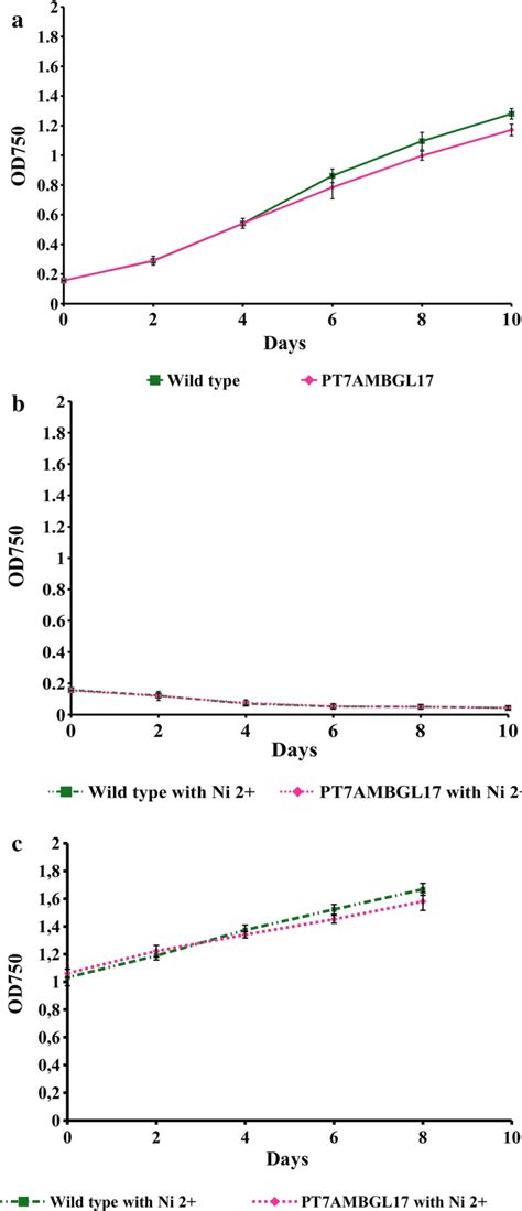 Synechococcus Elongatus Pcc Growth Curves A Effects Of Genome