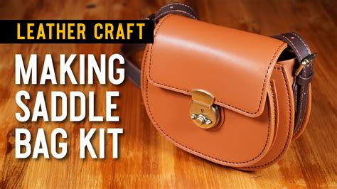 Leather Craft BABYLON Colorful Saddle Bag DIY Leather Bag Kit