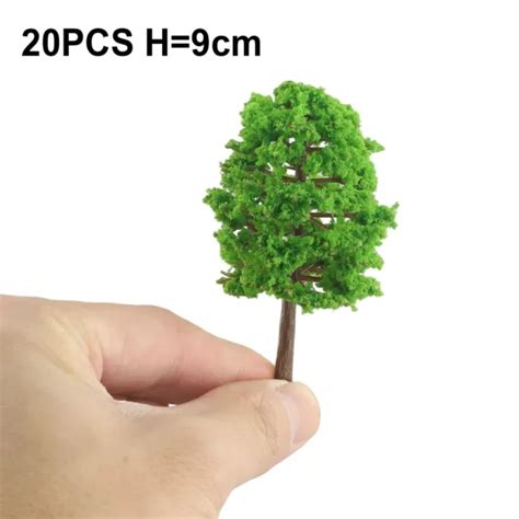 20 PCS 9 5CM Modèle Arbres for Train Railroad Diorama Wargame Parc