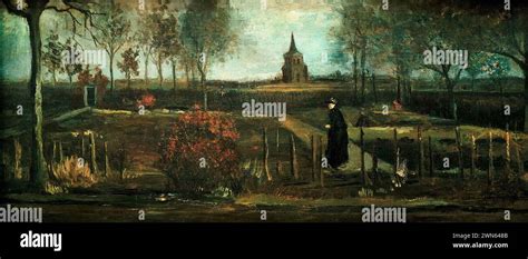 Van Gogh Vincent Parsonage Garden At Nuenen 1884 Stock Photo Alamy