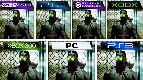 Tom Clancy S Splinter Cell 2002 GBA Vs PS2 Vs GameCube Vs XBOX Vs