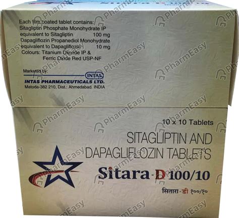 Sitara D 10010mg Strip Of 10 Tablets Uses Side Effects Price