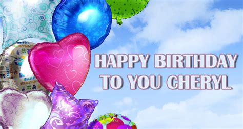 Happy Birthday Cheryl image.