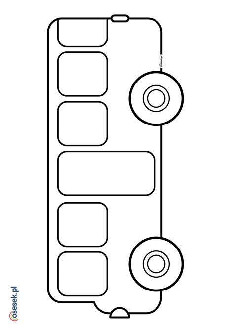 Autobus Kolorowanka Dla Dzieci Do Druku Osesek Pl