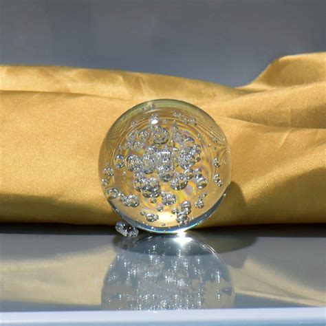 Buy Crystal Glass Marbles Water Fountain Bubble Ball Feng Shui