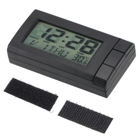 HORLOGE CRAN LCD Horloge De Voiture Cran LCD 22 X 62 Mm 0 87 X 2 44