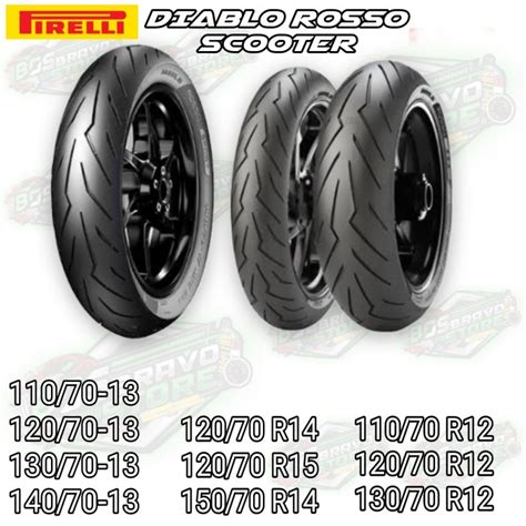 Jual Ban Pirelli Diablo Rosso Scooter Aerox Nmax Xmax Vespa Scoopy