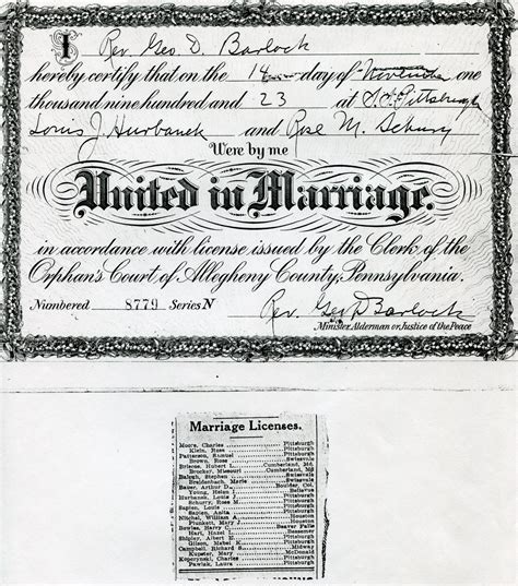 Allegheny County Marriage License⏬