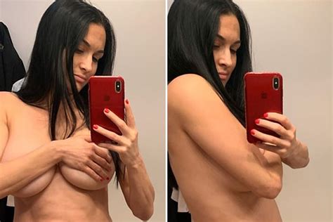 WWE Star Nikki Bella Posts Topless Selfie And Says Boobs Have Gotten