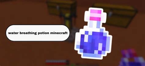 water breathing potion minecraft