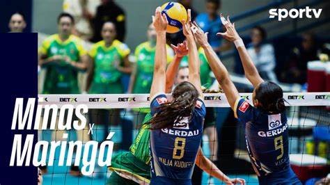 MINAS 3 X 0 MARINGÁ MELHORES MOMENTOS SUPERLIGA FEMININA DE VÔLEI