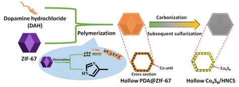 Scheme 1 Schematic Illustration Of The Preparation Of The Co9S8 HNCS