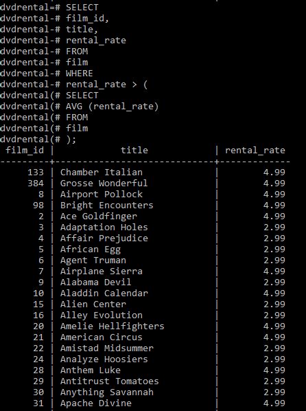 Postgresql Subquery Geeksforgeeks