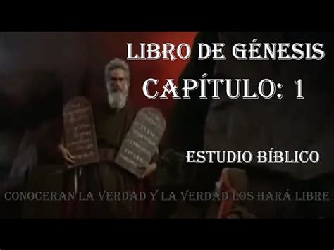 GÉNESIS CAPÍTULO 1 ESTUDIO BIBLICO YouTube