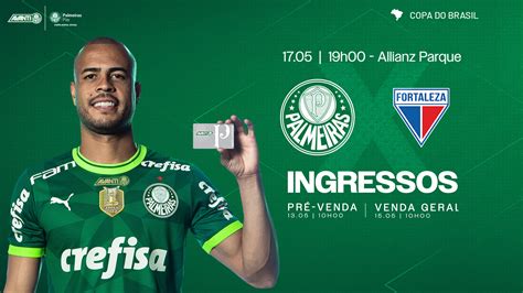 Venda De Ingressos Para Jogo Contra Fortaleza No Allianz Parque Pela