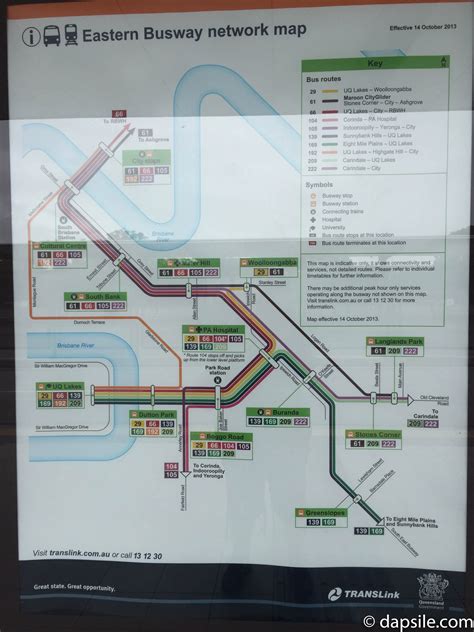 Brisbane Busway Map