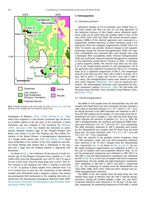 Solution Paleomagnetism Of Late Jurassic To Early Cretaceous Red Beds