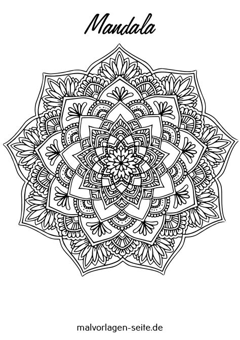 Mandalas zum Ausmalen für Erwachsene kostenlos herunterladen