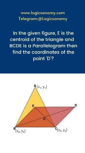 Centroid Or Center Of Gravity Of A Triangle Geometry Formulas Video