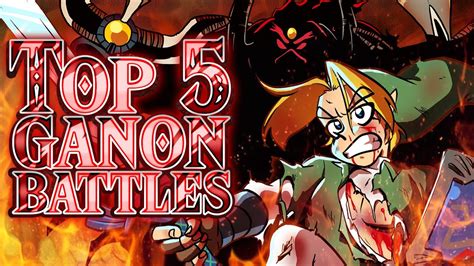 Top 5 Ganon Battles The Legend Of Zelda YouTube