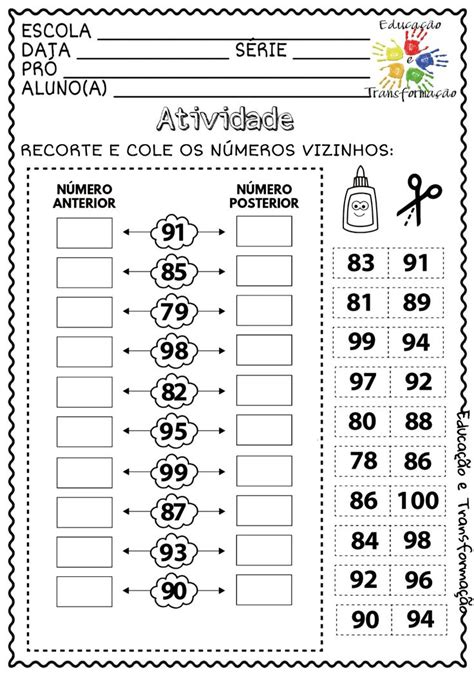 Blog Educa O E Transforma O Antecessor E Sucessor Matem Tica