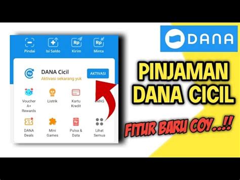 Review Fitur Dana Cicil Aplikasi Dana Youtube