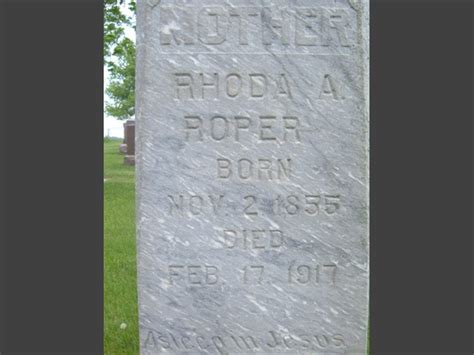 Rhoda Anna Kelley Roper 1856 1917 Memorial Find A Grave