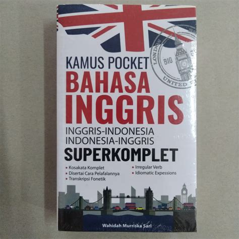 Jual Buku Ori Kamus Pocket Bahasa Inggris Superkomplet Wahida