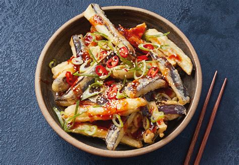 Eggplant Chips With Sweet Chilli Sauce Recipe