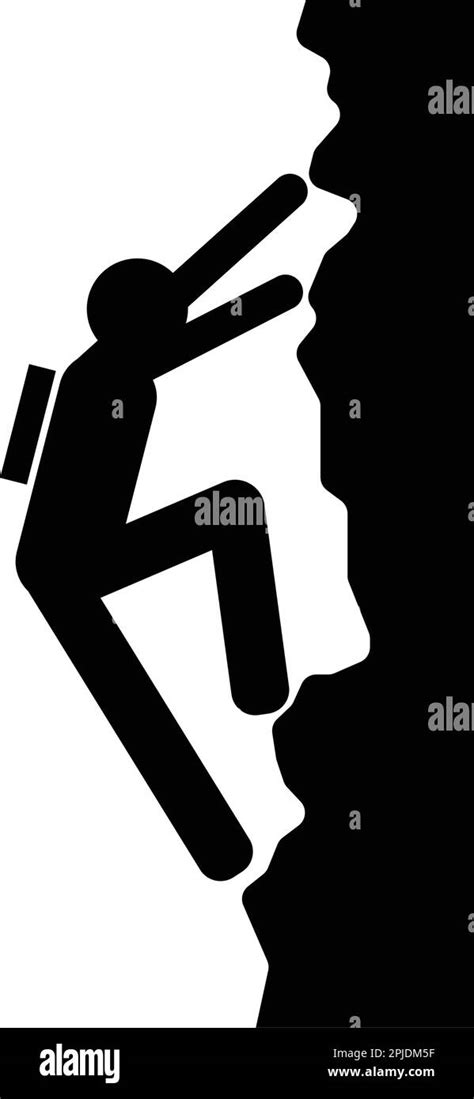 wall climbing icon on white background Stock Vector Image & Art - Alamy