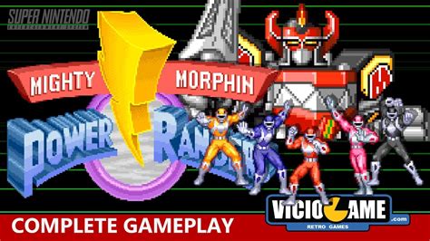 🎮 Power Rangers Super Nintendo Complete Gameplay Youtube