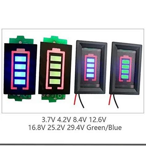 Lithium Battery Capacity Indicator Module LED Display With Case 6S 25