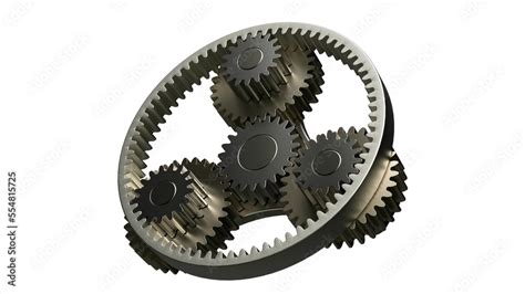 Planetary Gear Transparent Background D Rendering Stock