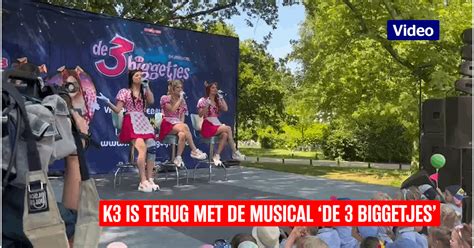 K3 Kondigt Comeback Musical ‘de 3 Biggetjes Aan