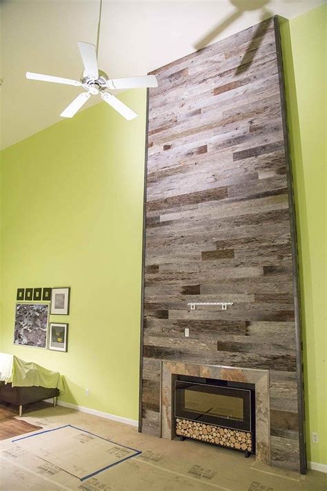 Porter Barn Wood Tobacco Barn Grey Accent Wood Wall