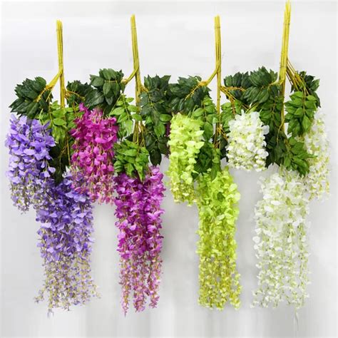 Wisteria Wedding Decoration Flower Artificial Wisteria Silk Flower Long