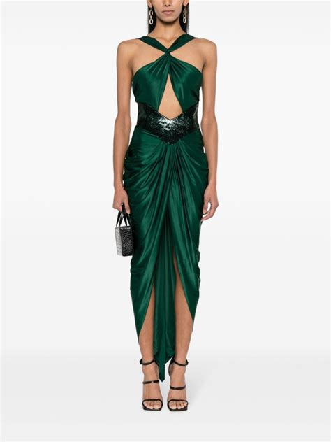 Alexandre Vauthier Abito Lungo Con Dettaglio Cut Out Farfetch