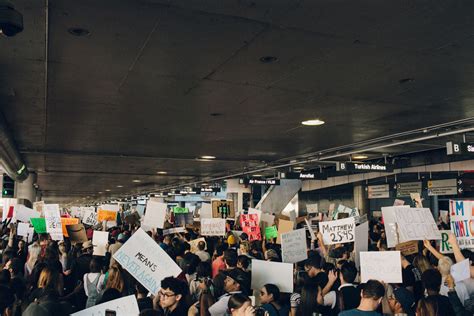 No Ban, No Wall: On the Ground at the LAX Protest » Whalebone