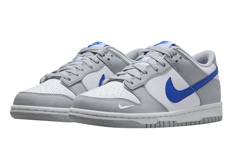 BUY Nike Dunk Low GS White Grey Royal Kixify Marketplace